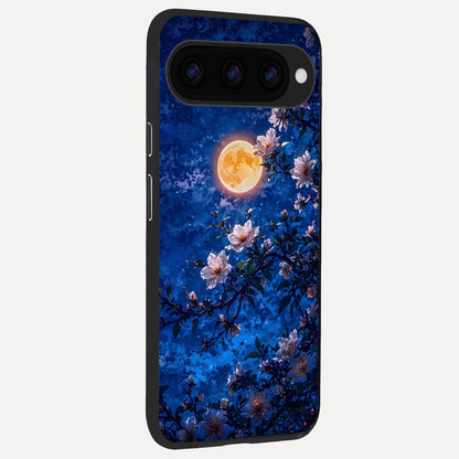  Moonlit Blossoms Night back cover For Google Pixel 11 slim fit glass case with vibrant aesthetic design