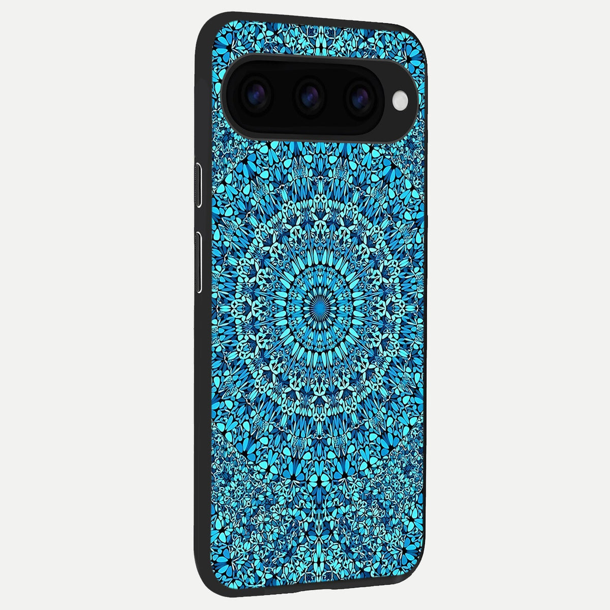  Ocean Bloom Mandala back cover For Google Pixel 11 slim fit glass case with vibrant aesthetic design