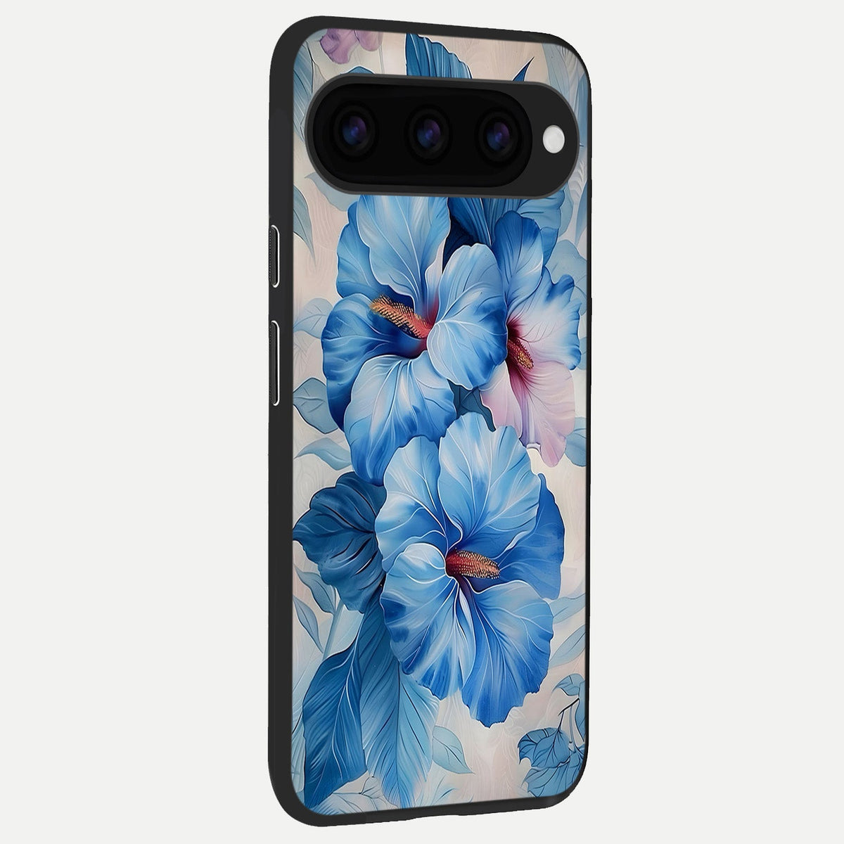  Ocean Hibiscus Grace back cover For Google Pixel 11 slim fit glass case with vibrant aesthetic design