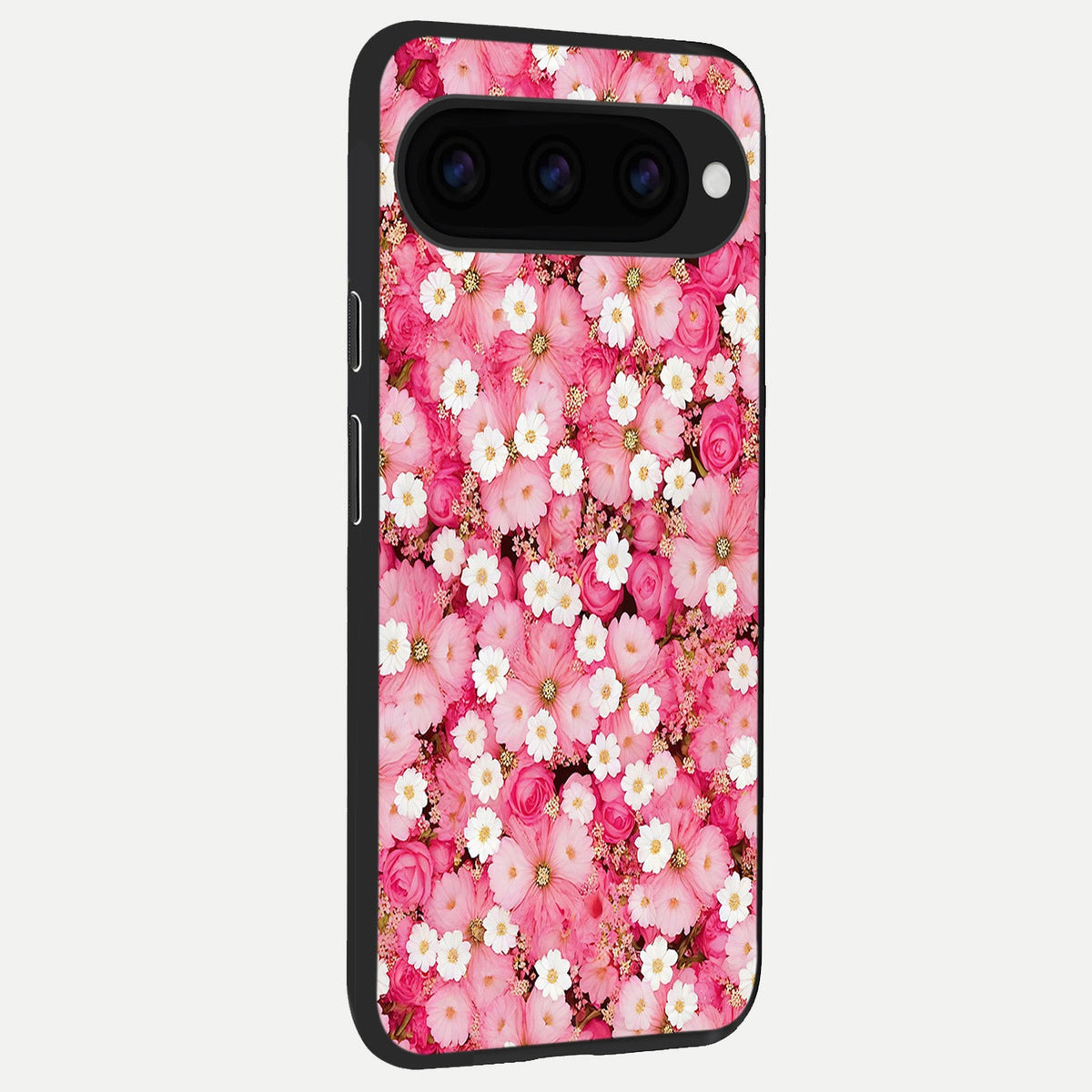  Pink Daisy Bliss back cover For Google Pixel 11 slim fit glass case with vibrant aesthetic design