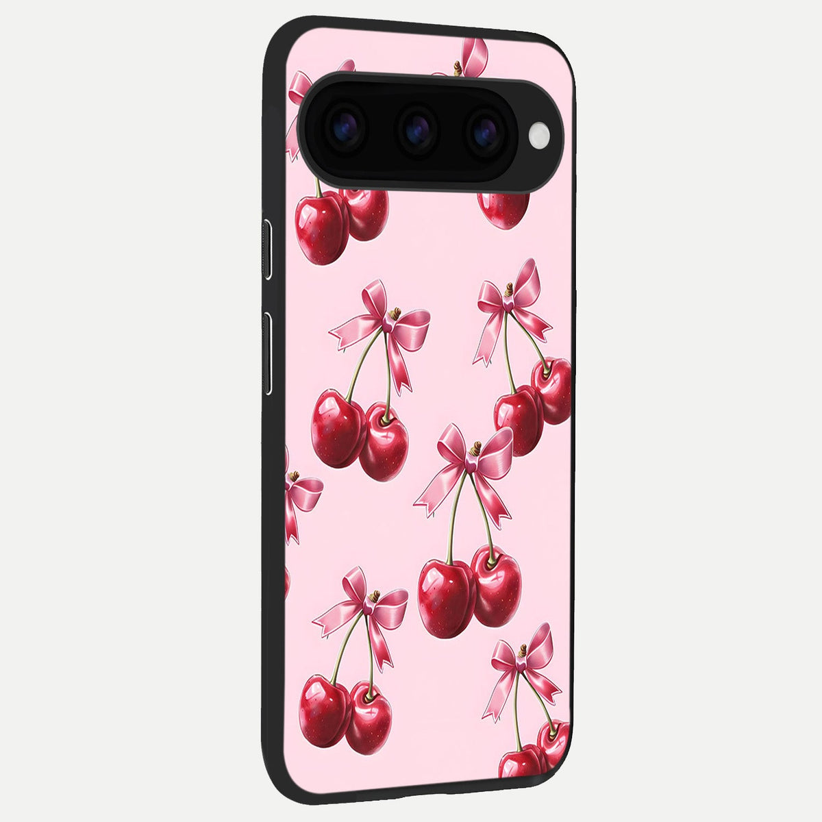  Red Bloom Skies back cover For Google Pixel 11 slim fit glass case with vibrant aesthetic design