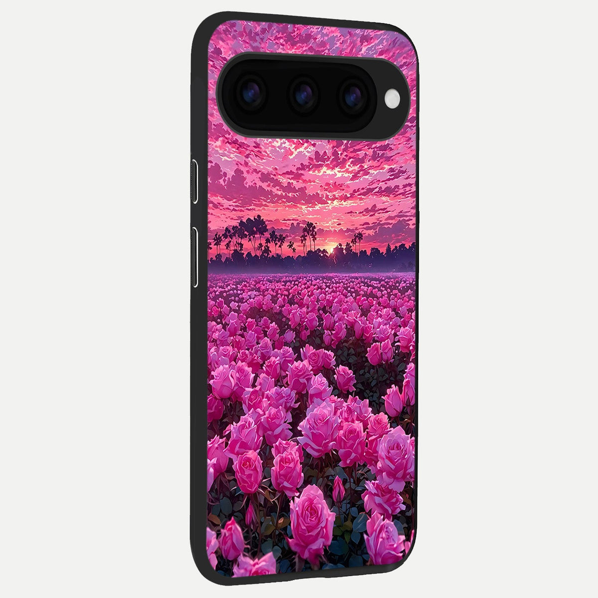  Rose Sunset Valley back cover For Google Pixel 11 slim fit glass case with vibrant aesthetic design