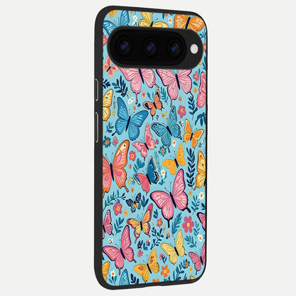  Spring Wing Garden back cover For Google Pixel 11 slim fit glass case with vibrant aesthetic design