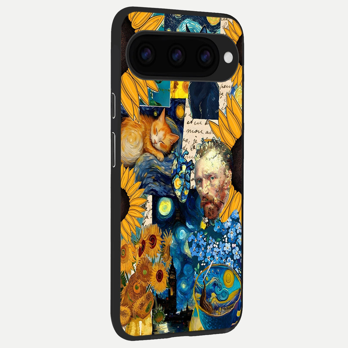  Sunflower Sky Bloom back cover For Google Pixel 11 slim fit glass case with vibrant aesthetic design