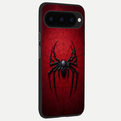  Superhero Web Emblem back cover For Google Pixel 11 slim fit glass case with vibrant aesthetic design