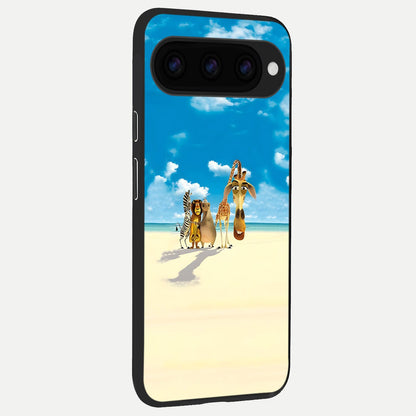  Tropical Fun Squad back cover For Google Pixel 11 slim fit glass case with vibrant aesthetic design