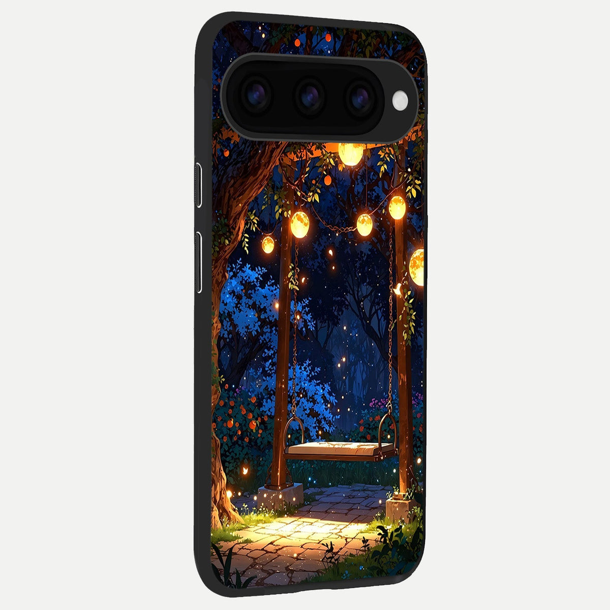  Twilight Garden Swing back cover For Google Pixel 11 slim fit glass case with vibrant aesthetic design