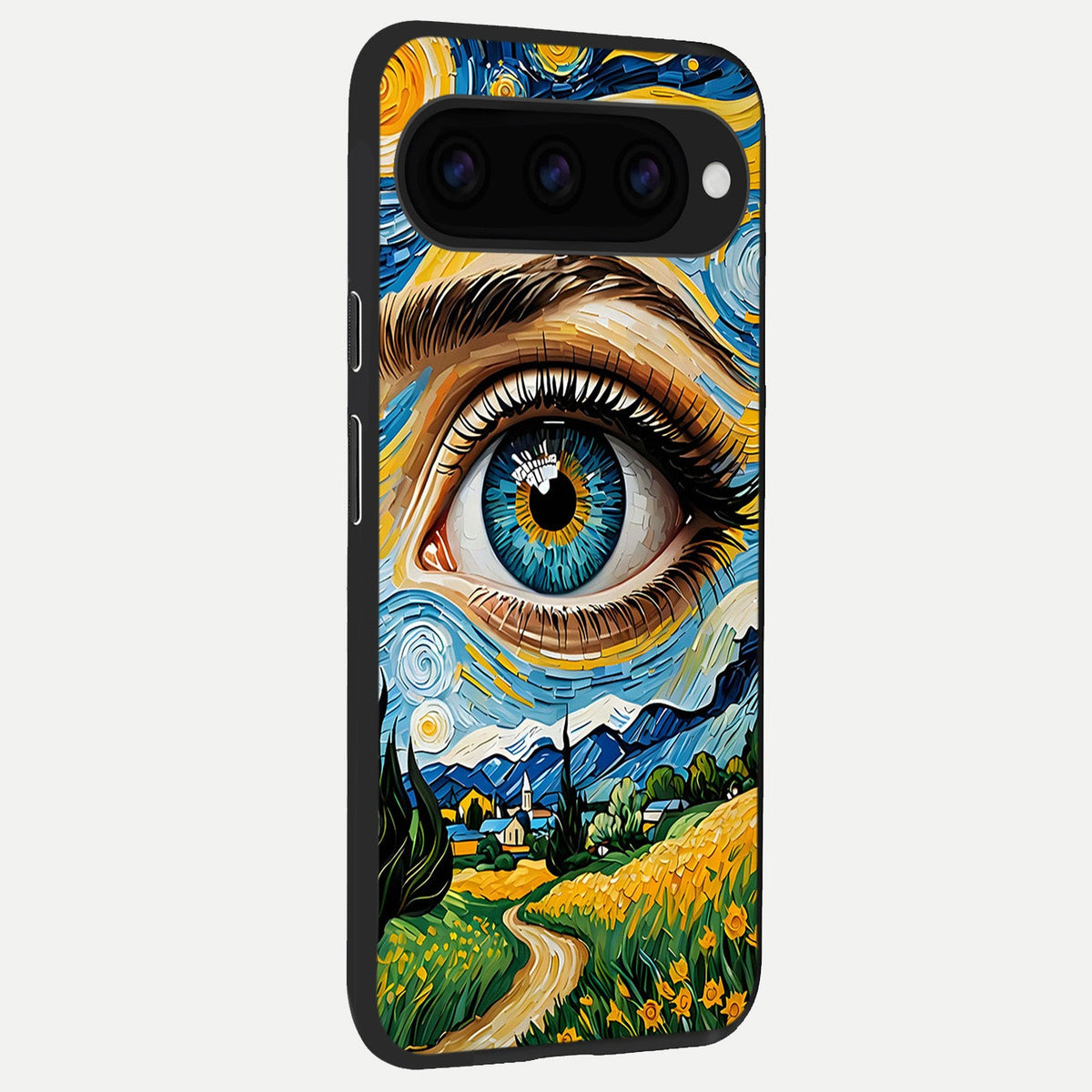  Van Gogh Eye back cover For Google Pixel 11 slim fit glass case with vibrant aesthetic design