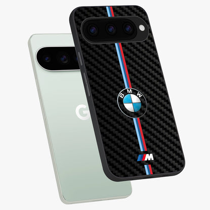  BMW Pattern phone case For Google Pixel 11 Pro showing premium glass back cover with detailed artwork