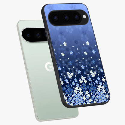  Blue Starry phone case For Google Pixel 11 Pro showing premium glass back cover with detailed artwork