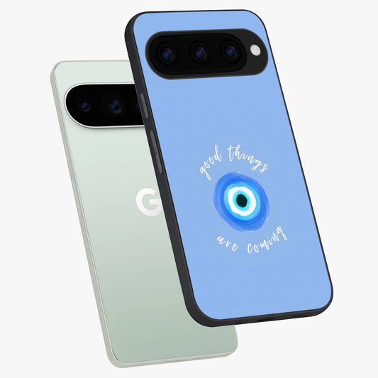  Bright Future Ahead phone case For Google Pixel 11 Pro showing premium glass back cover with detailed artwork