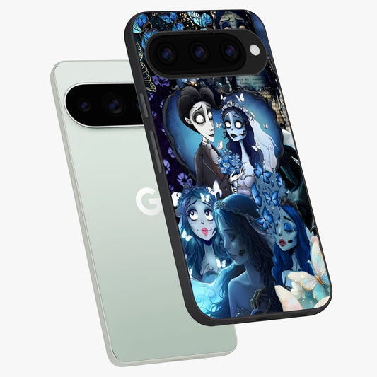  Butterfly Ghost Soul phone case For Google Pixel 11 Pro showing premium glass back cover with detailed artwork