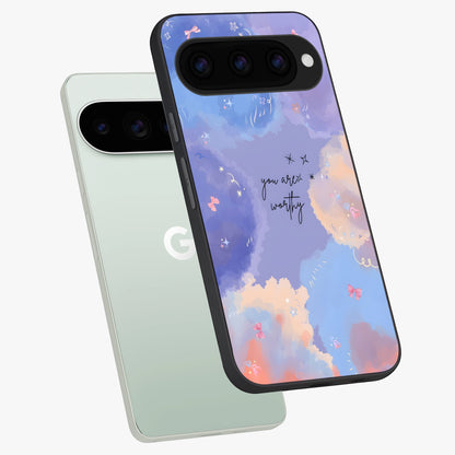  Celestial Cloud Magic phone case For Google Pixel 11 Pro showing premium glass back cover with detailed artwork