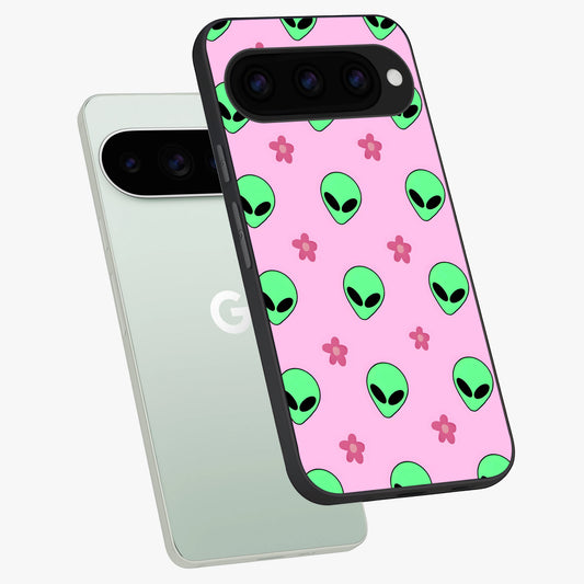  Cosmic Cute Crush phone case For Google Pixel 11 Pro showing premium glass back cover with detailed artwork