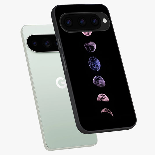  Crimson All Planets phone case For Google Pixel 11 Pro showing premium glass back cover with detailed artwork