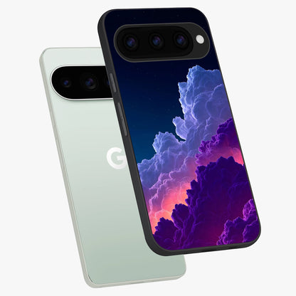  Dreamy Cloud Skies phone case For Google Pixel 11 Pro showing premium glass back cover with detailed artwork