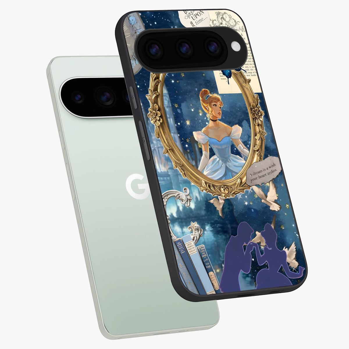 Midnight Queen phone case For Google Pixel 11 Pro showing premium glass back cover with detailed artwork