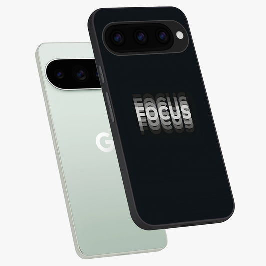  Mono Focus Vision phone case For Google Pixel 11 Pro showing premium glass back cover with detailed artwork