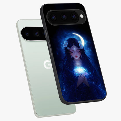  Mystic Moon Queen phone case For Google Pixel 11 Pro showing premium glass back cover with detailed artwork