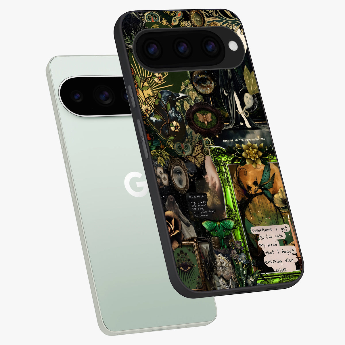  Mystic Woods Secret phone case For Google Pixel 11 Pro showing premium glass back cover with detailed artwork