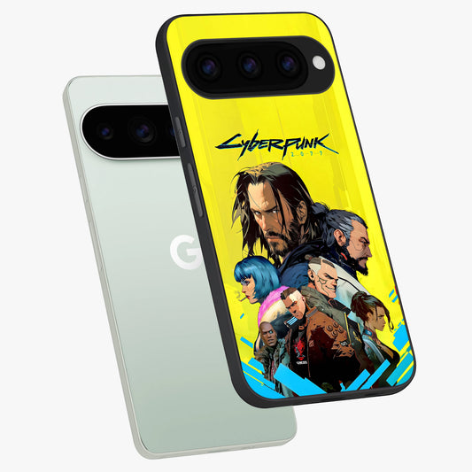  Neon Rebel Genesis phone case For Google Pixel 11 Pro showing premium glass back cover with detailed artwork