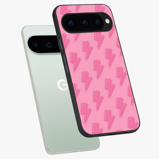  Pink Moo Magic phone case For Google Pixel 11 Pro showing premium glass back cover with detailed artwork