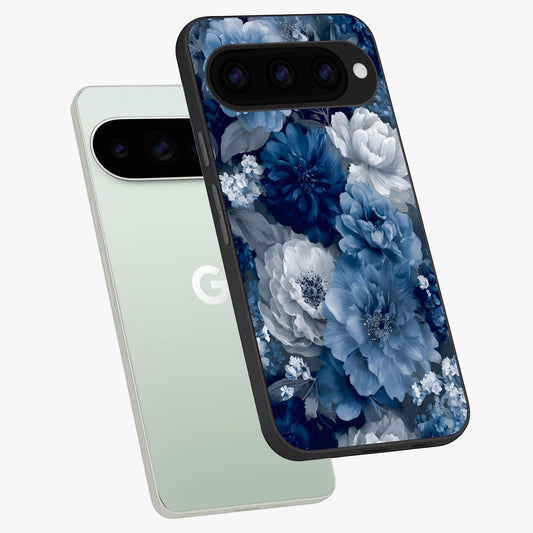  Royal Bloom Garden phone case For Google Pixel 11 Pro showing premium glass back cover with detailed artwork