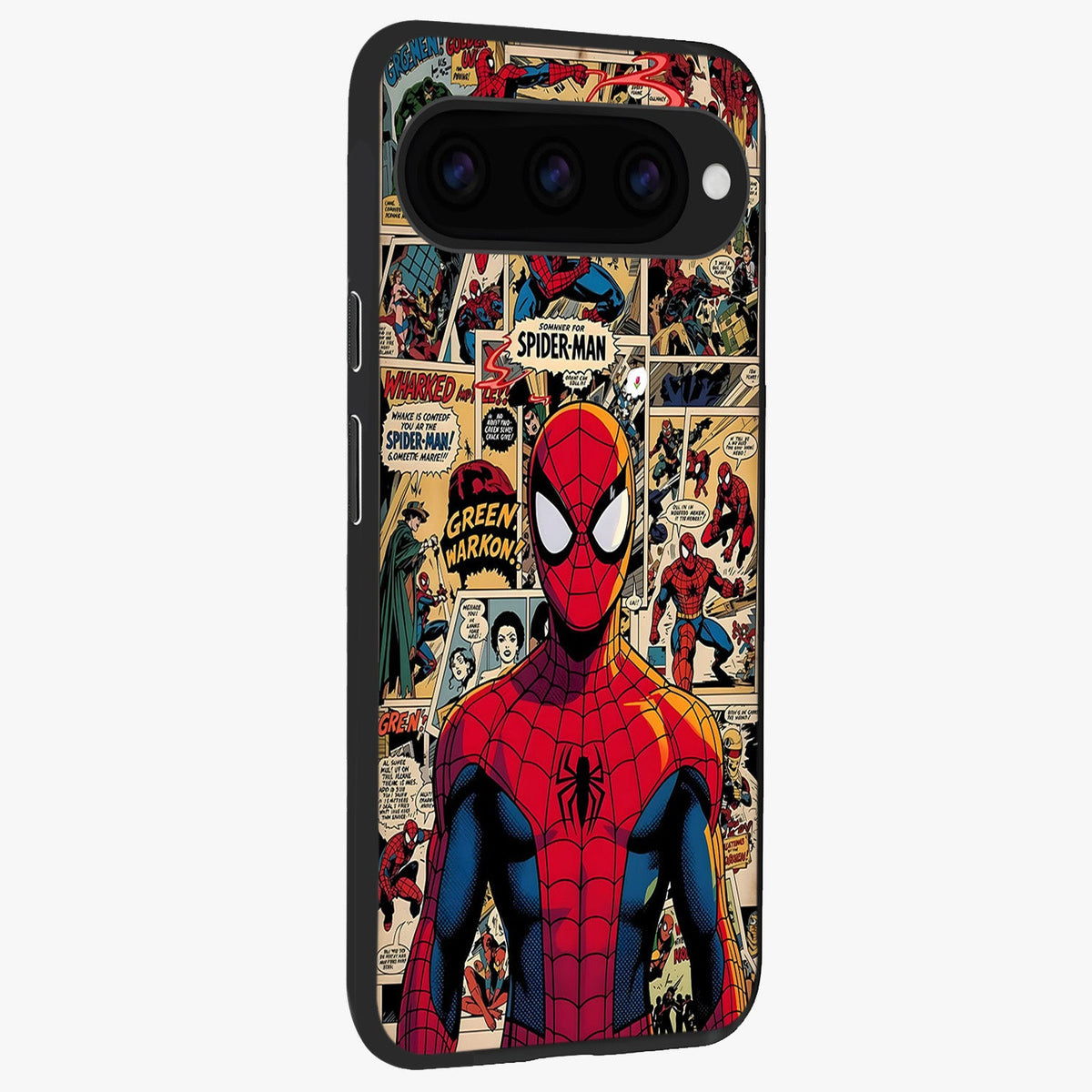  Aesthetic Spider back cover For Google Pixel 11 Pro slim fit glass case with vibrant aesthetic design