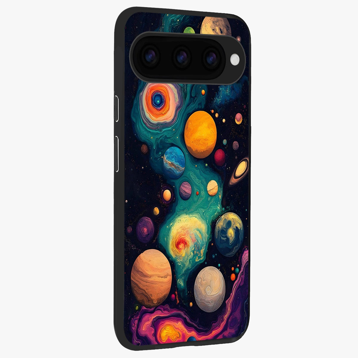  Cosmic Planet Journey back cover For Google Pixel 11 Pro slim fit glass case with vibrant aesthetic design