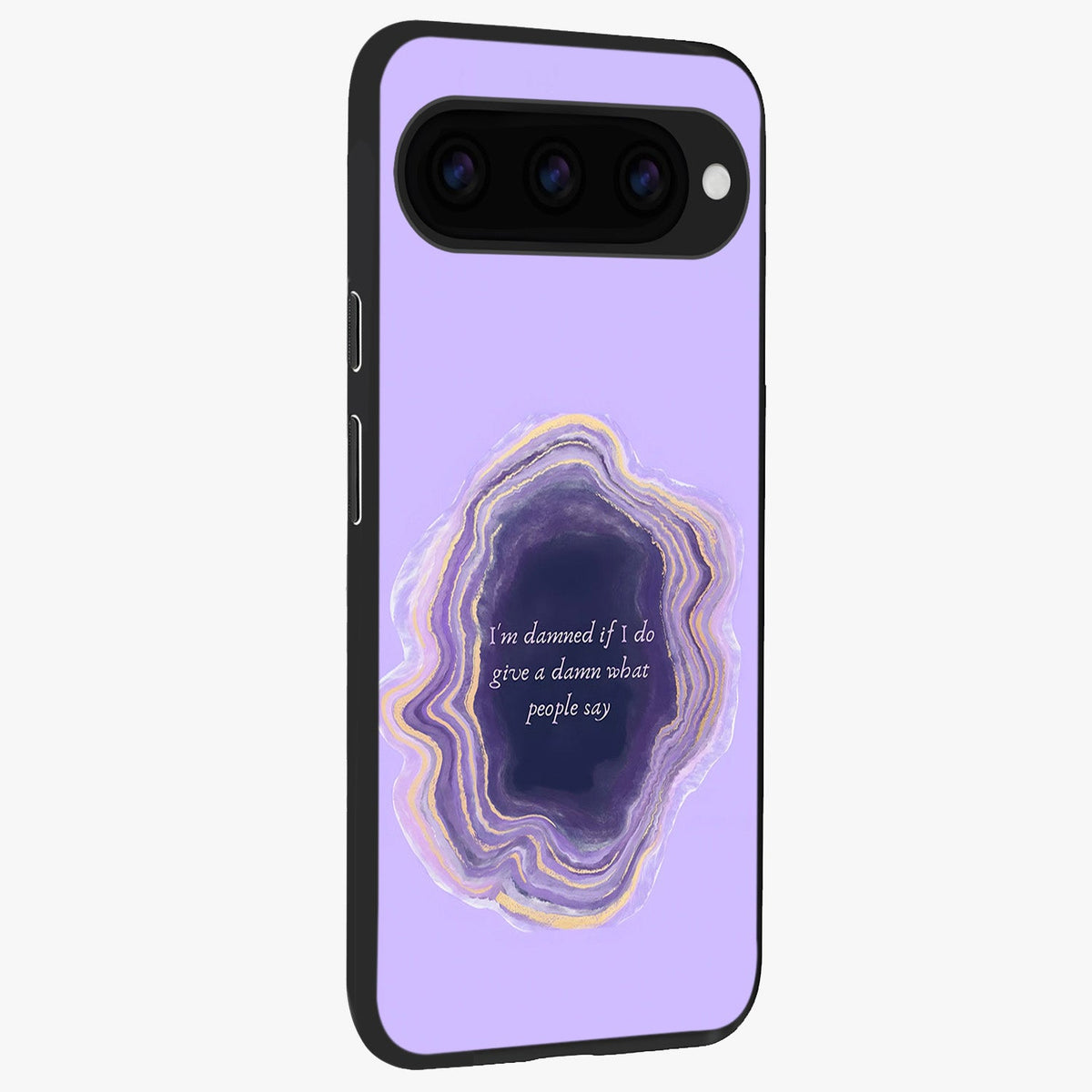  Damned People Quote back cover For Google Pixel 11 Pro slim fit glass case with vibrant aesthetic design