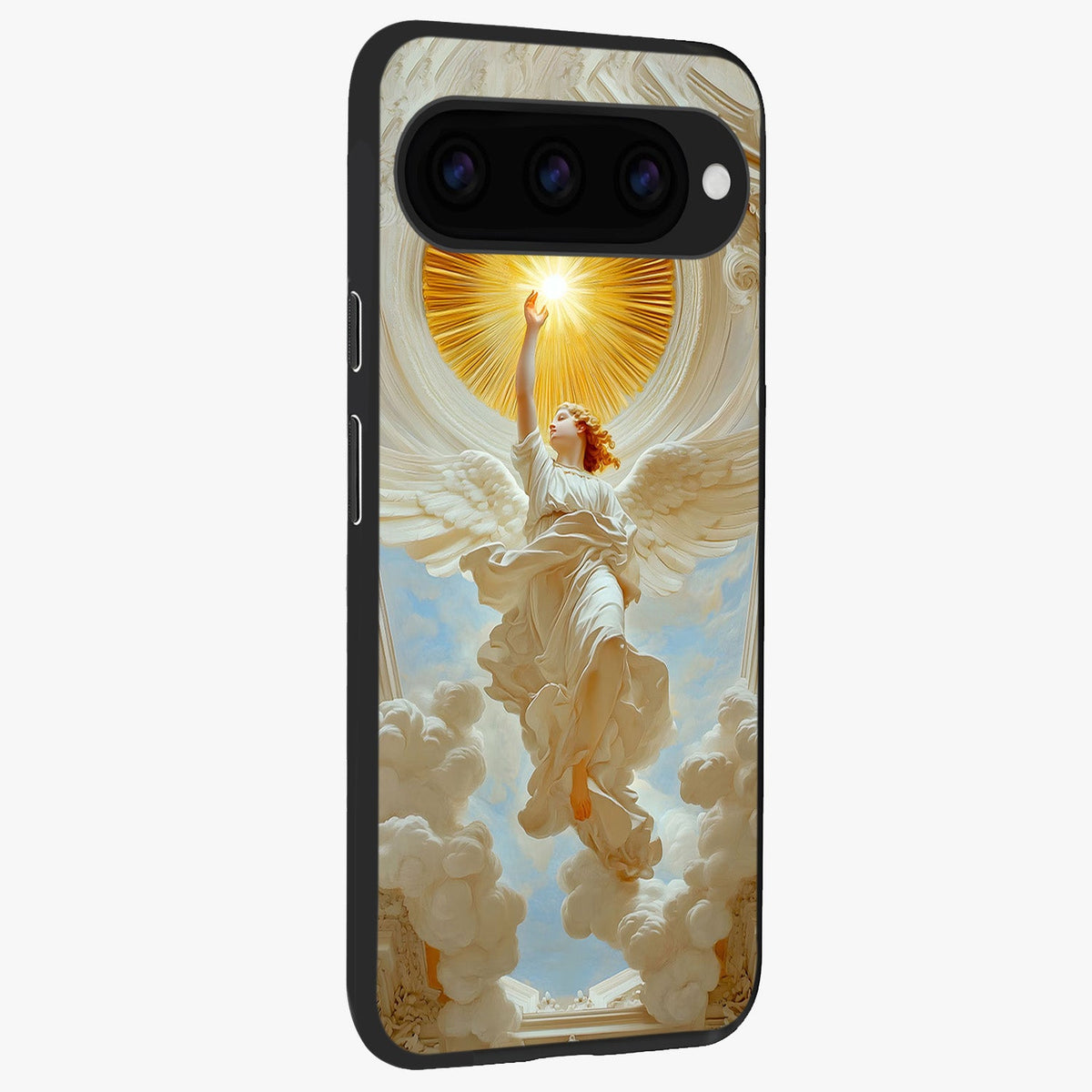 Divine Light Angel back cover For Google Pixel 11 Pro slim fit glass case with vibrant aesthetic design