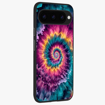  Galactic Spiral Burst back cover For Google Pixel 11 Pro slim fit glass case with vibrant aesthetic design