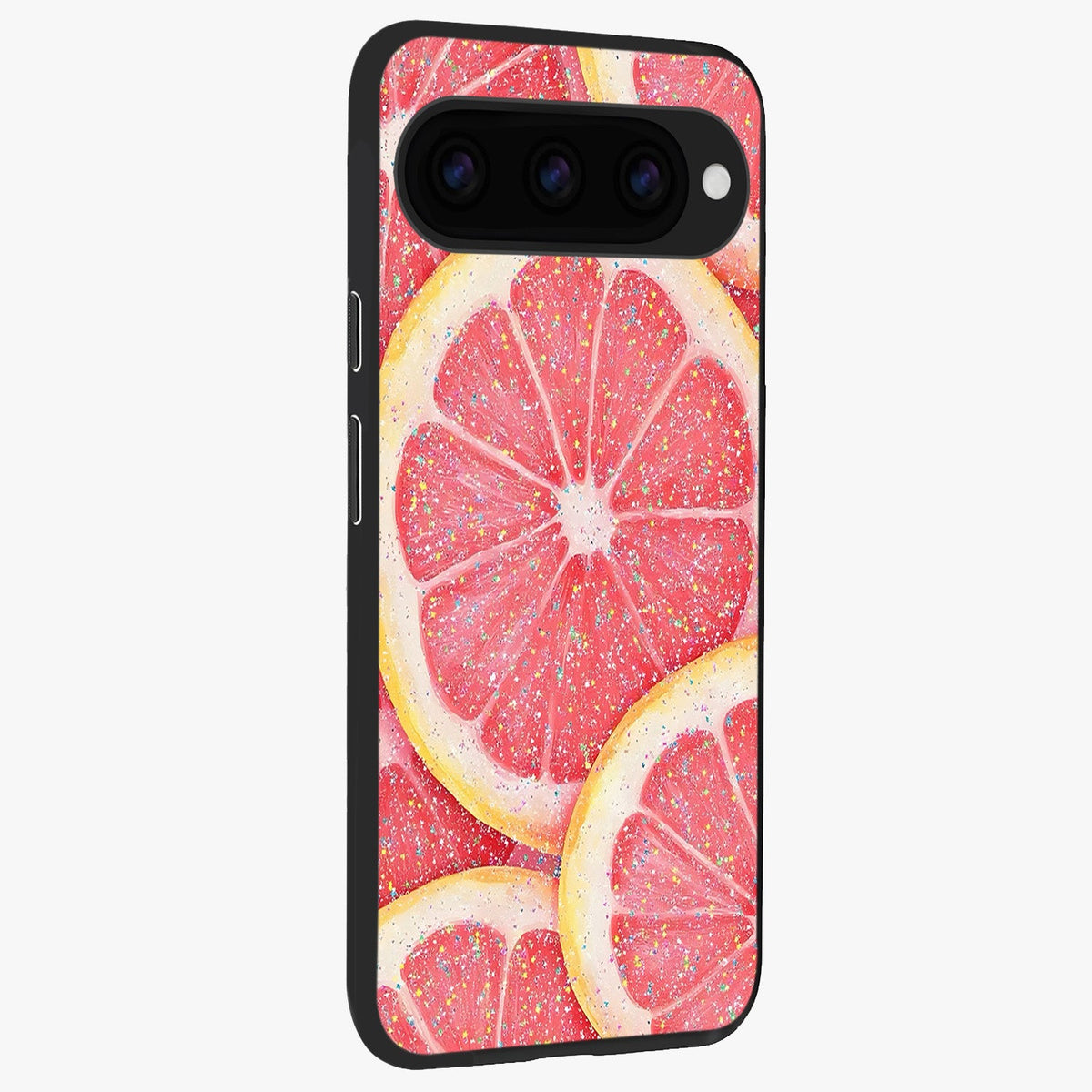  Glitter Grapefruit back cover For Google Pixel 11 Pro slim fit glass case with vibrant aesthetic design