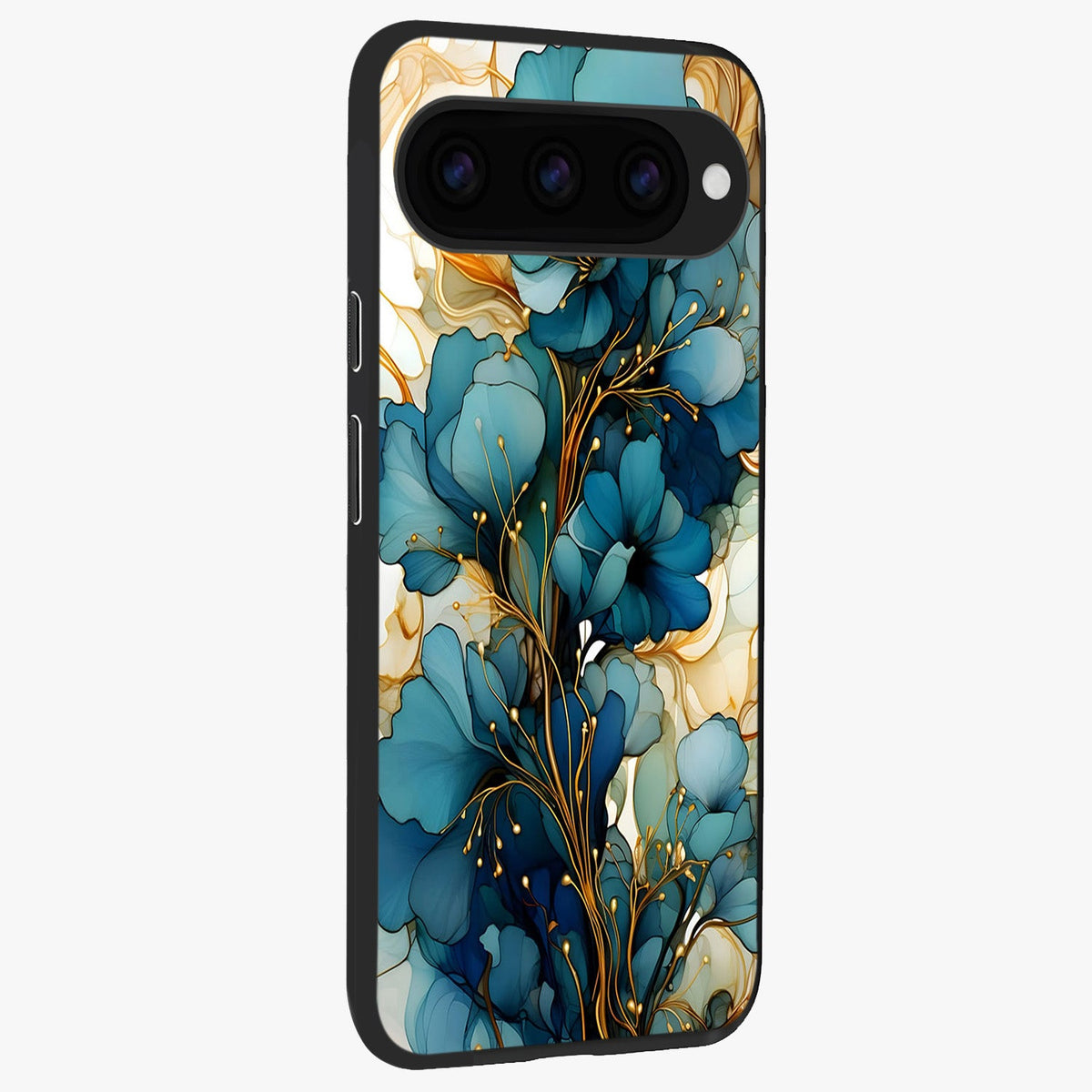  Golden Bloom Symphony back cover For Google Pixel 11 Pro slim fit glass case with vibrant aesthetic design