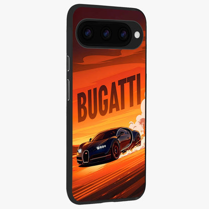  Inferno Bugatti Storm back cover For Google Pixel 11 Pro slim fit glass case with vibrant aesthetic design