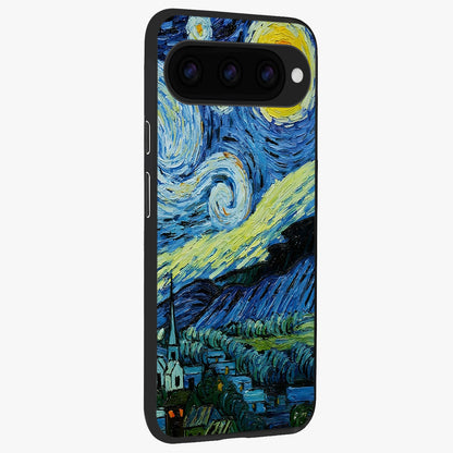  Inspired Van Gogh Art back cover For Google Pixel 11 Pro slim fit glass case with vibrant aesthetic design