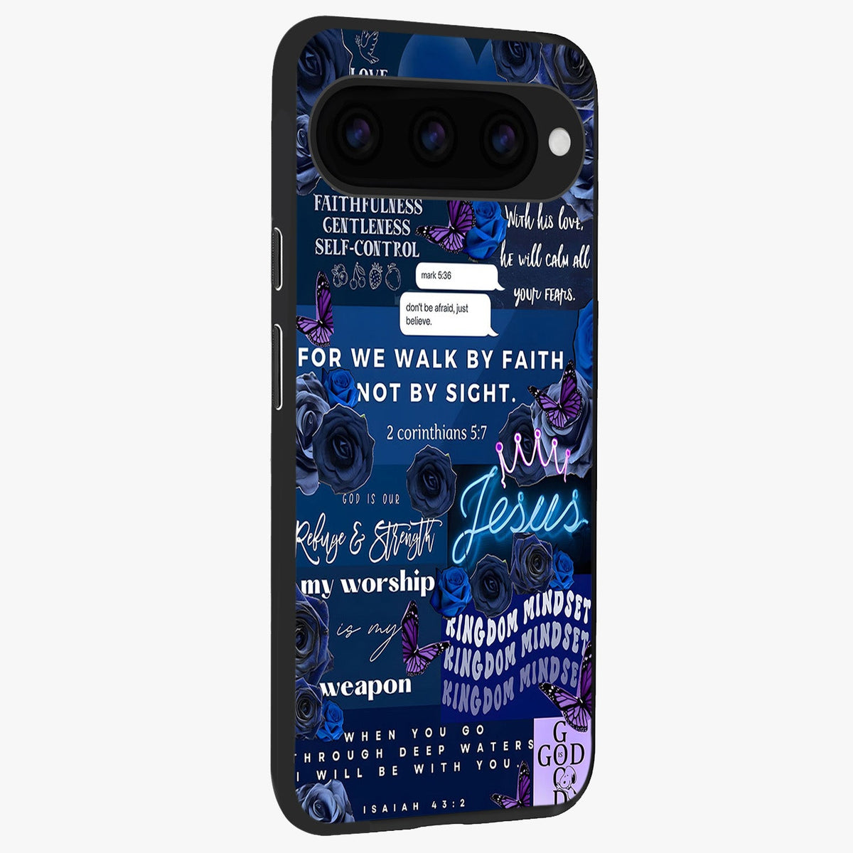  Kingdom Faith Glow back cover For Google Pixel 11 Pro slim fit glass case with vibrant aesthetic design