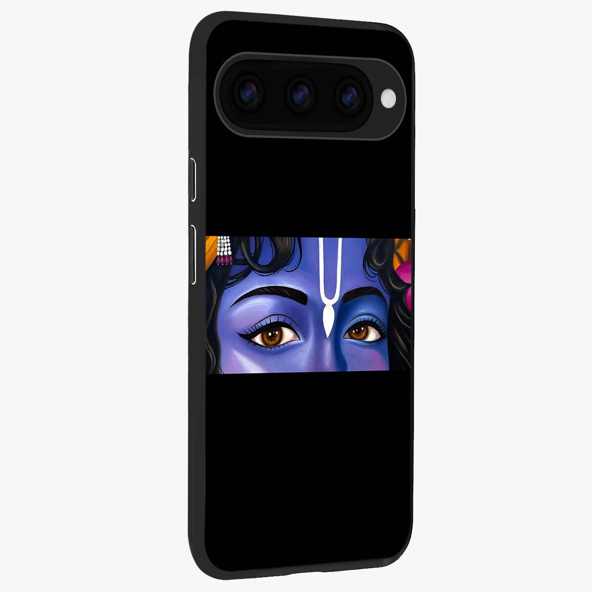  Krishna Eye back cover For Google Pixel 11 Pro slim fit glass case with vibrant aesthetic design