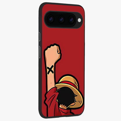  Luffy X Spirit back cover For Google Pixel 11 Pro slim fit glass case with vibrant aesthetic design