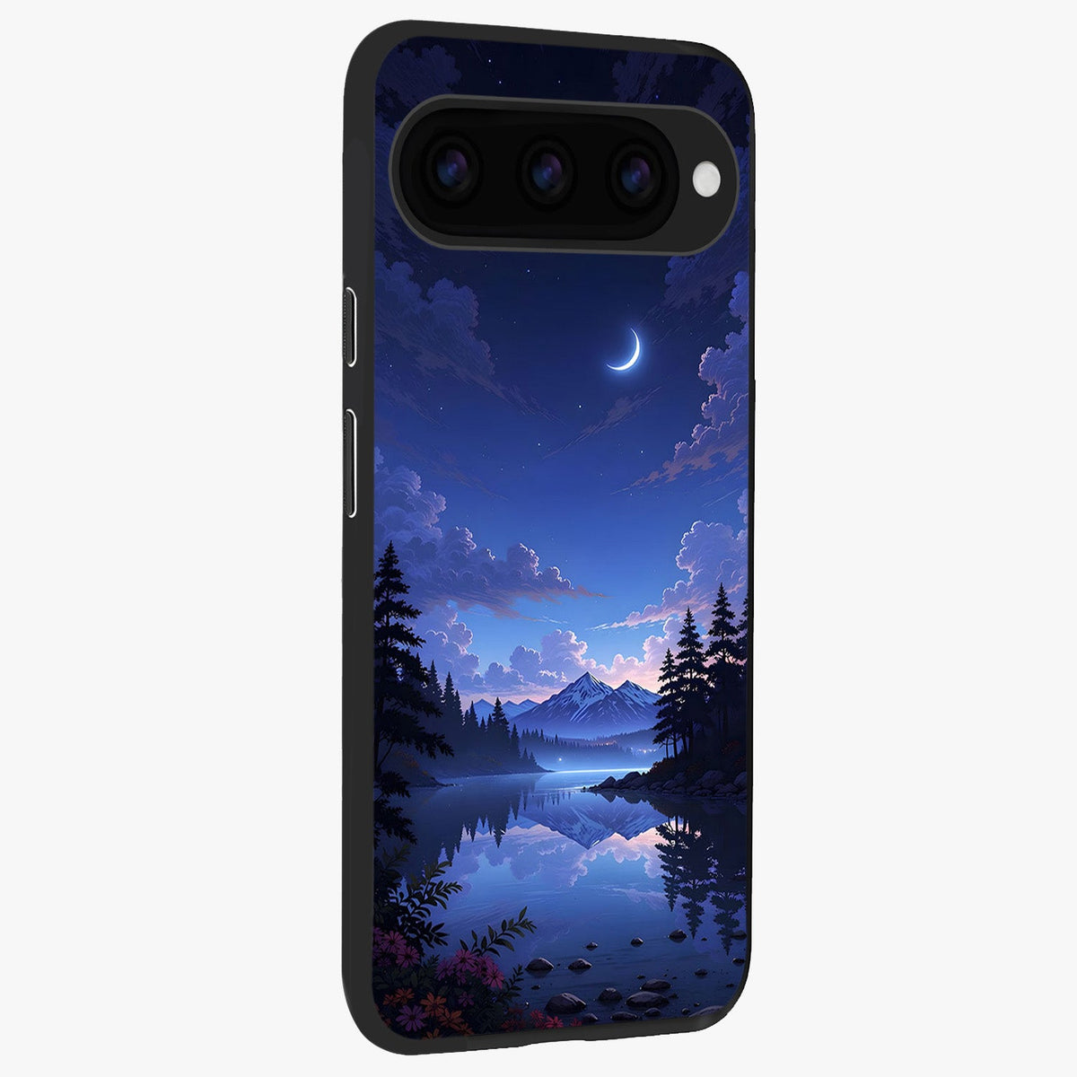  Midnight Lake Peace back cover For Google Pixel 11 Pro slim fit glass case with vibrant aesthetic design