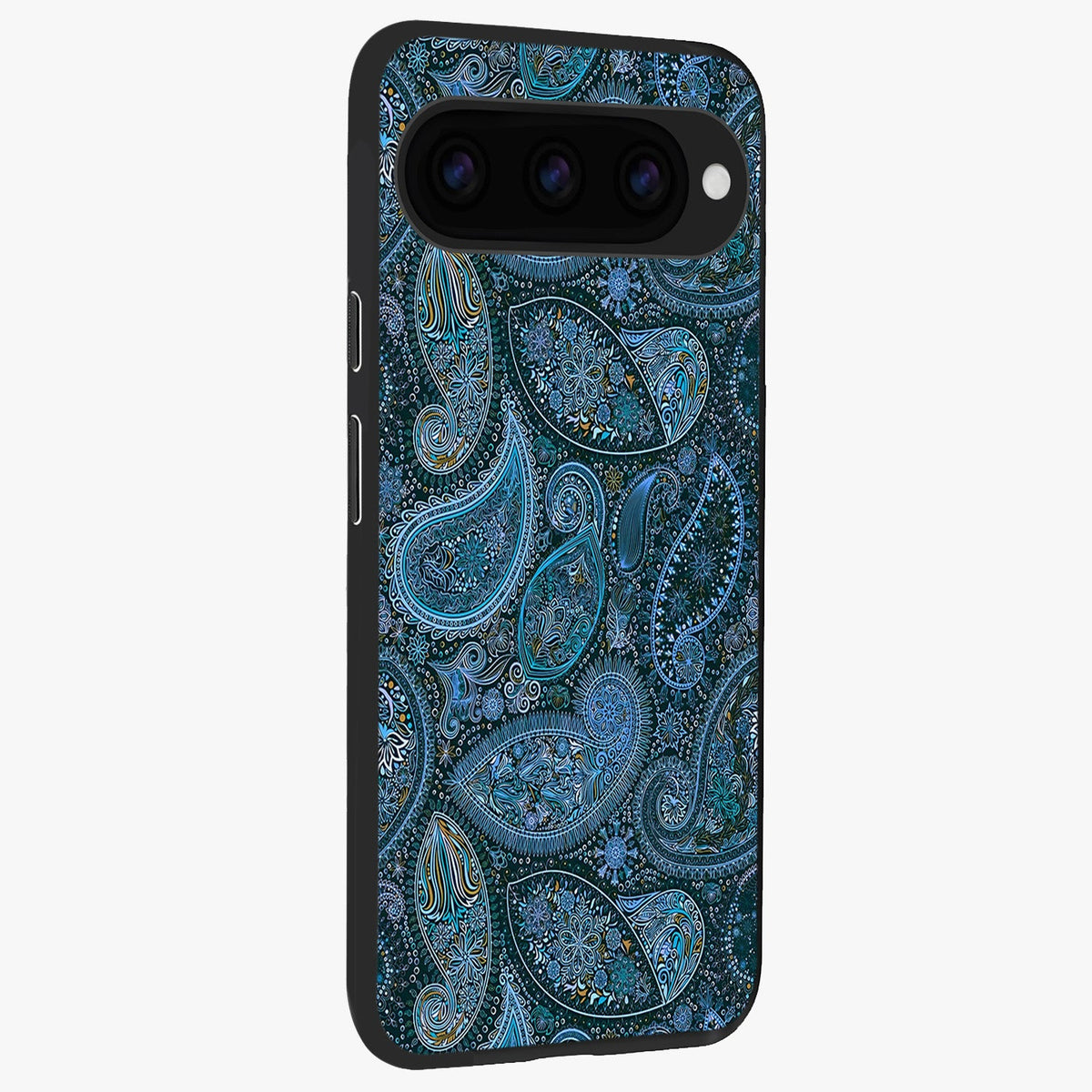  Midnight Paisley Glow back cover For Google Pixel 11 Pro slim fit glass case with vibrant aesthetic design