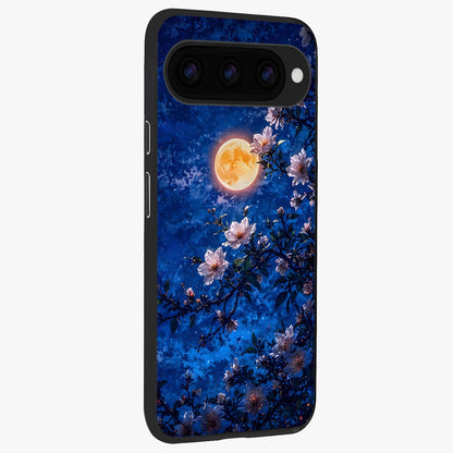 Moonlit Blossoms Night back cover For Google Pixel 11 Pro slim fit glass case with vibrant aesthetic design
