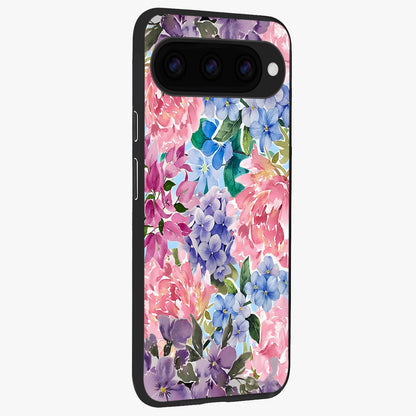  Pastel Floral Mix back cover For Google Pixel 11 Pro slim fit glass case with vibrant aesthetic design