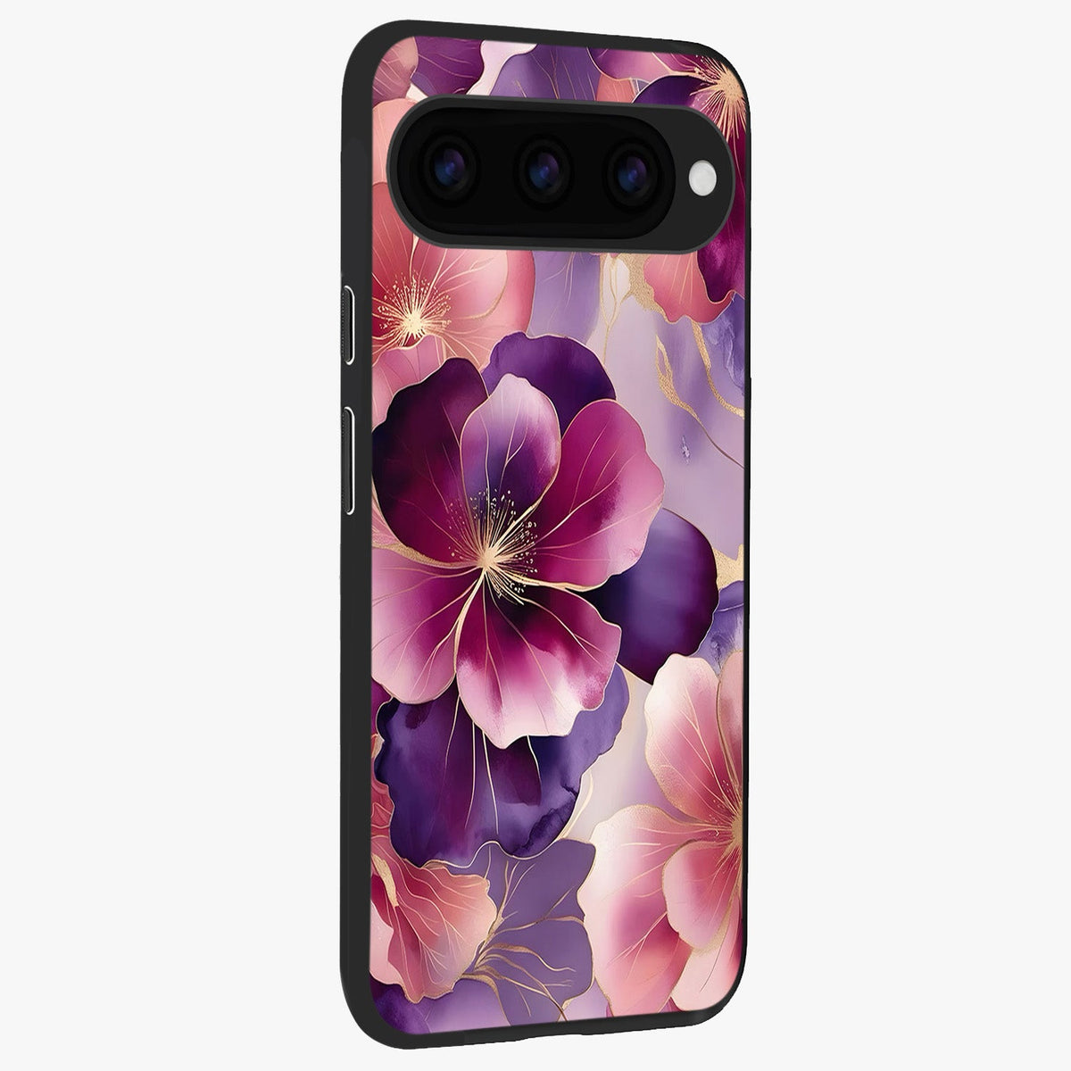  Pink Bouquet Florals back cover For Google Pixel 11 Pro slim fit glass case with vibrant aesthetic design