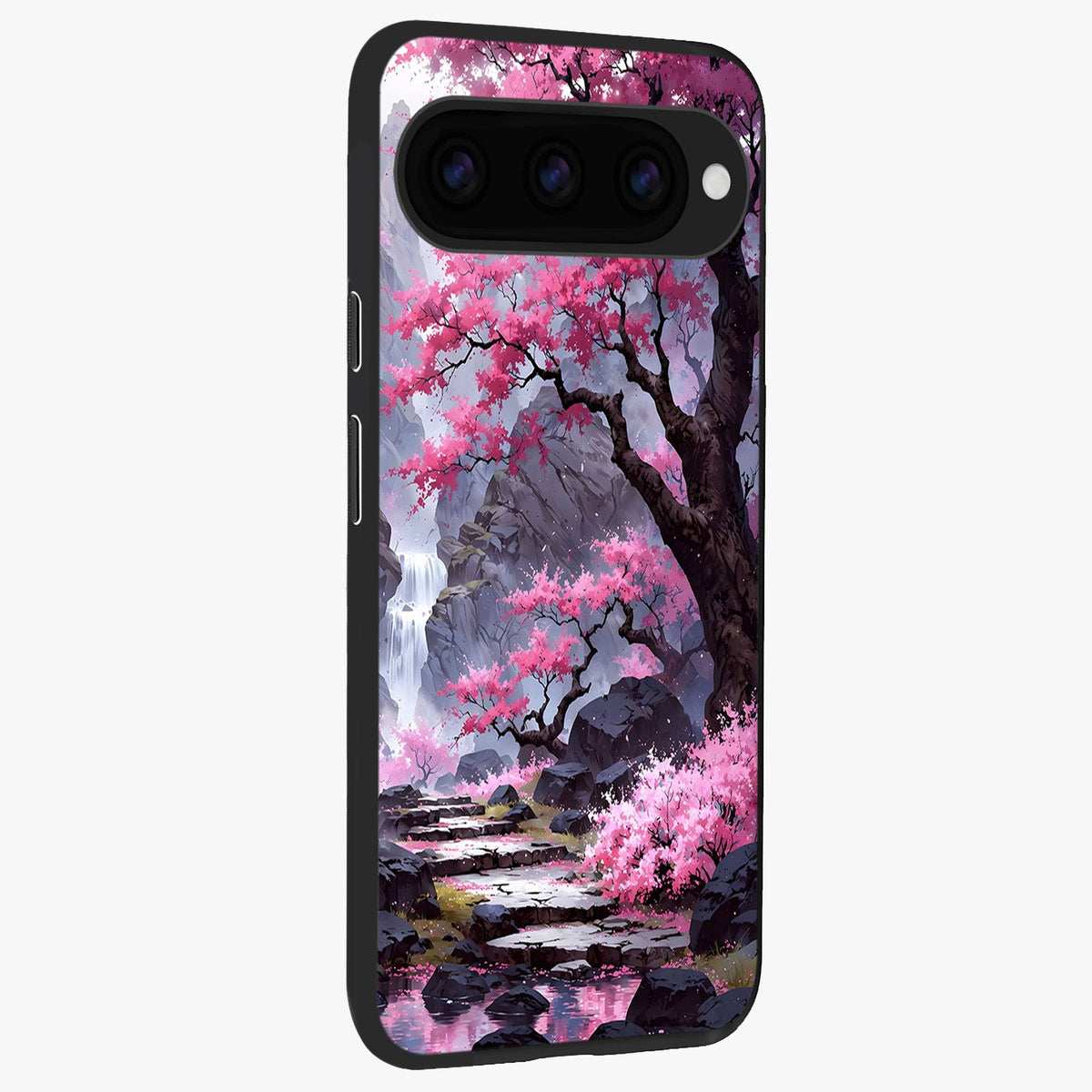  Pink Sunflower Glow back cover For Google Pixel 11 Pro slim fit glass case with vibrant aesthetic design