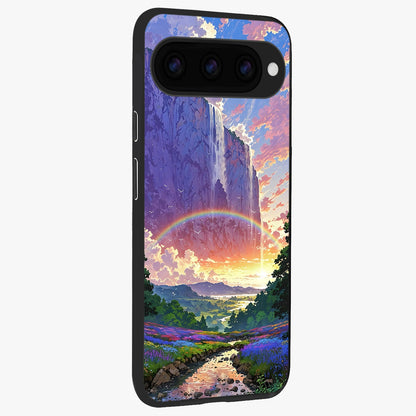  Rainbow Valley Dream back cover For Google Pixel 11 Pro slim fit glass case with vibrant aesthetic design