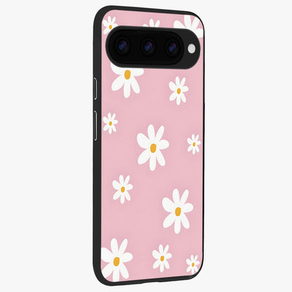 Soft Daisy Bliss back cover For Google Pixel 11 Pro slim fit glass case with vibrant aesthetic design
