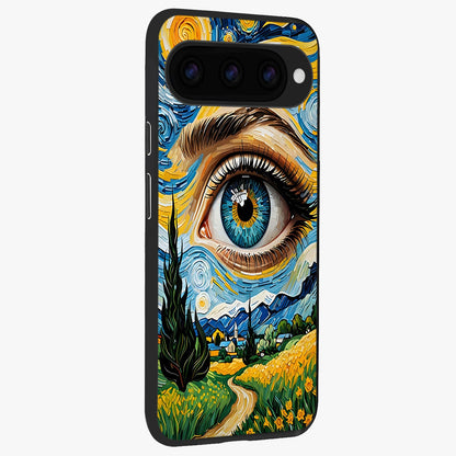  Van Gogh Eye back cover For Google Pixel 11 Pro slim fit glass case with vibrant aesthetic design