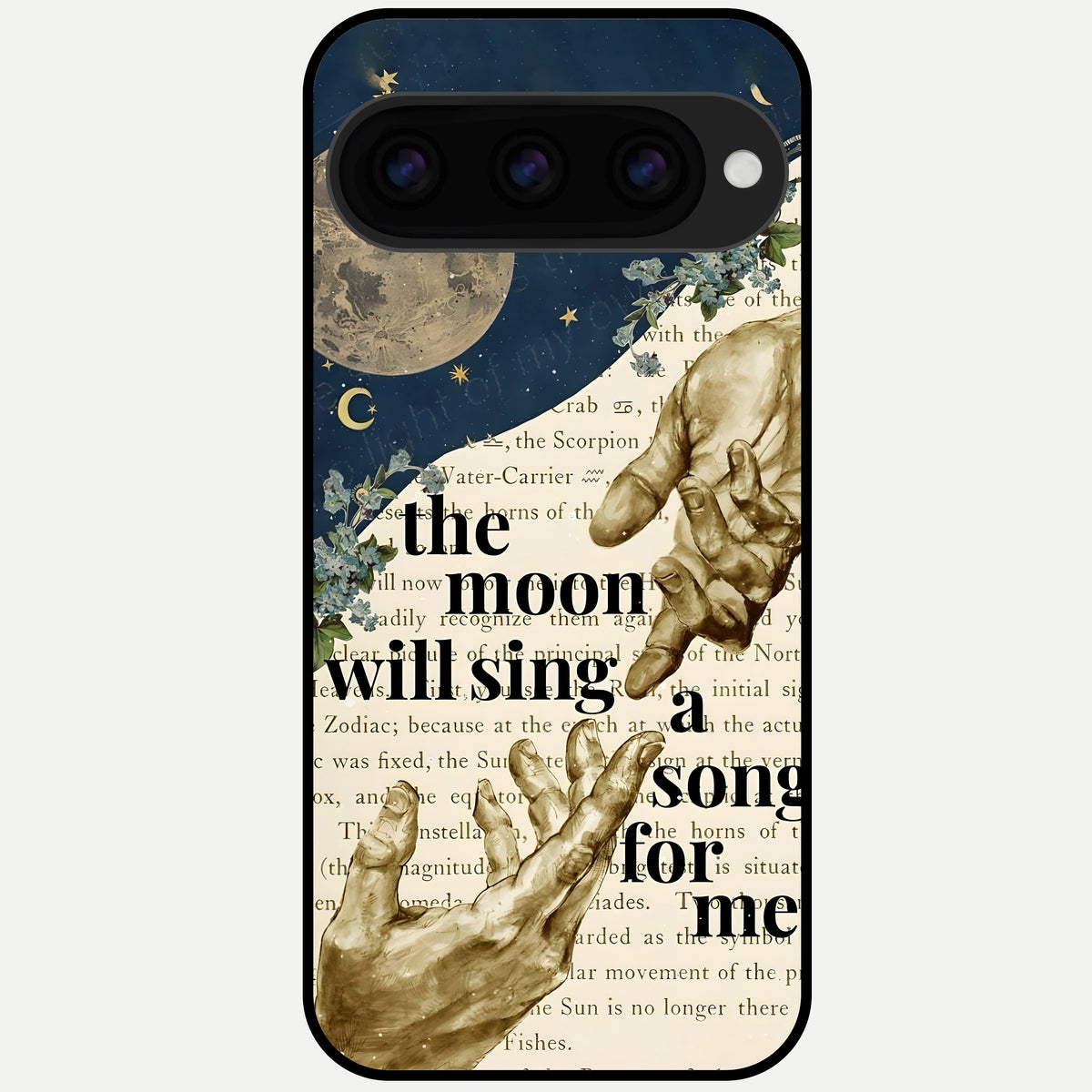  Aesthetic Divine Glass Case For Google Pixel 11 Pro back cover – full design glossy printed glass finish