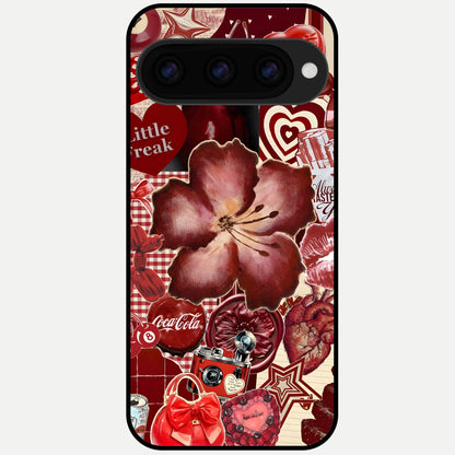  Aesthetic Little Freak Glass Case For Google Pixel 11 Pro back cover – full design glossy printed glass finish